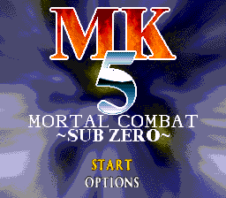 Mortal Kombat 5 : Sub Zero